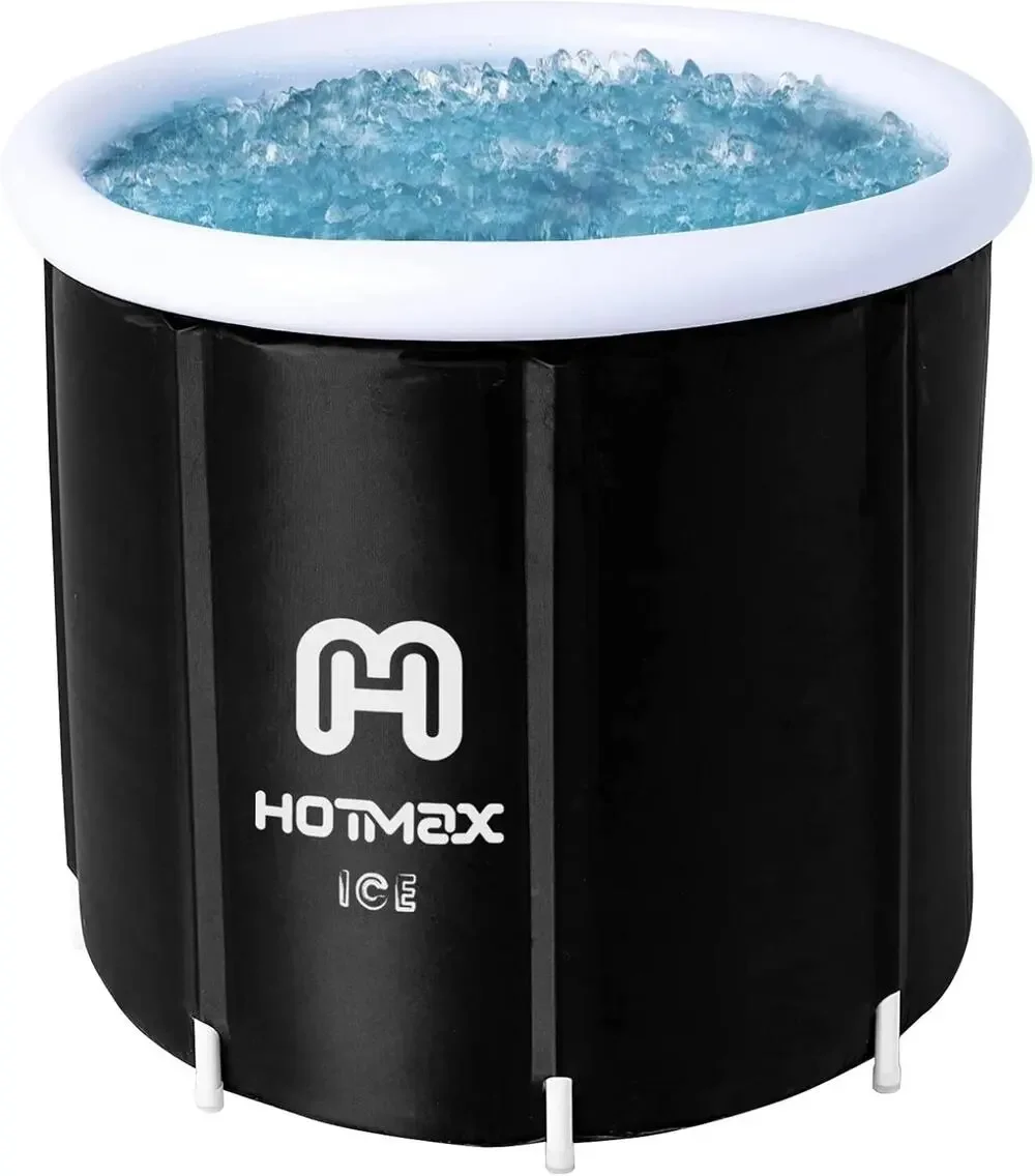 HotMax Portable Ice Bath Tub for Adults, Large Cold Plunge Tub 31.5 x 31.5 x 29.